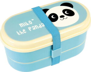 Modrý obědový bento box Rex London Miko The Panda Rex London