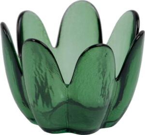 Lahvově zelená miska z recyklovaného skla Ego Dekor Brotes Ego Dekor