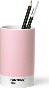 Růžový keramický stojánek na tužky Pantone Pantone