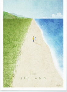 Plakát Travelposter Ireland