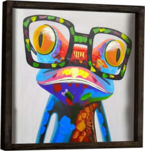 Dekorativní zarámovaný obraz Frog