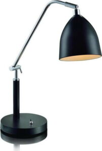 Černá stolní lampa Markslöjd Fredrikshamn Markslöjd