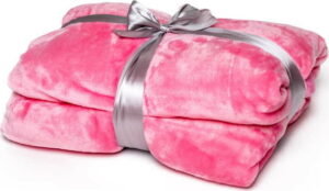 Růžová deka Tarami