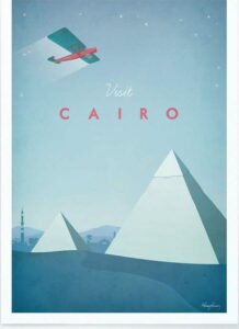Plakát Travelposter Cairo