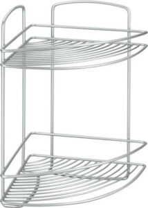 Koupelnová dvoupatrová rohová polička Metaltex Onda Corner Metaltex
