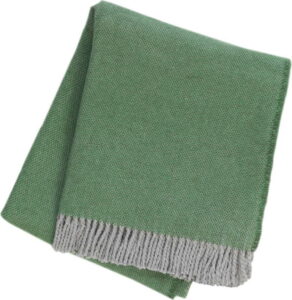 Zelený pléd s podílem bavlny Euromant Jade