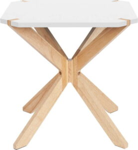 Bílý příruční stolek Leitmotiv Mister