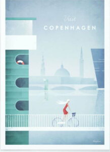 Plakát Travelposter Copenhagen
