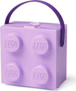Fialový úložný box s rukojetí LEGO® LEGO