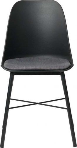 Sada 2 černo-šedých židlí Unique Furniture Whistler Unique Furniture