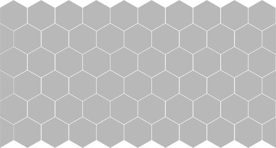 Sada 50 matných nálepek na sklo Ambiance Hexagon Ambiance