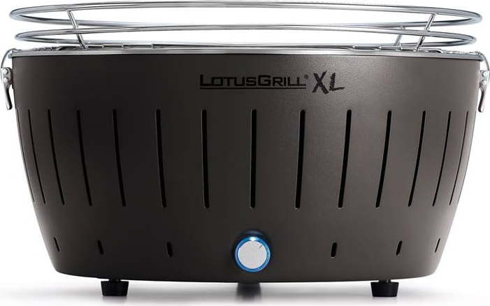Šedý bezkouřový gril LotusGrill XL LotusGrill