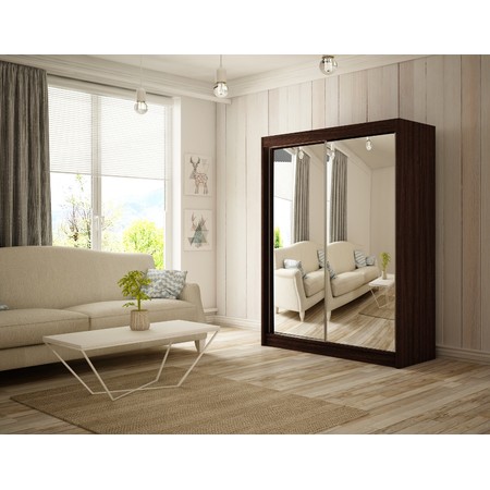 Kvalitní Šatní Skříň Homa 120 cm Wenge Furniture