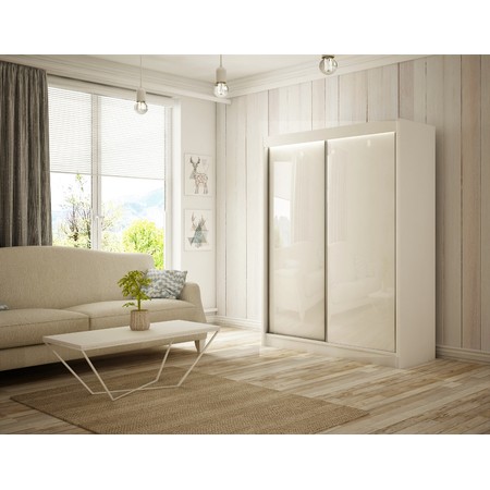 Kvalitní Šatní Skříň Peak 200 cm Černá Wenge Furniture
