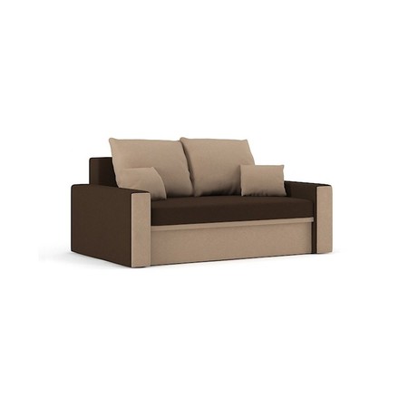 Rozkládací pohovka MONTANA Hnědá/cappuccino Signal-nabytek