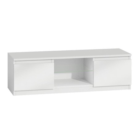 TV stolek LCD 140 cm bílá lesklá TOP Nábytek