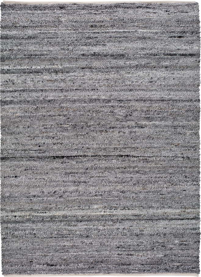 Tmavě šedý koberec z recyklovaného plastu Universal Cinder