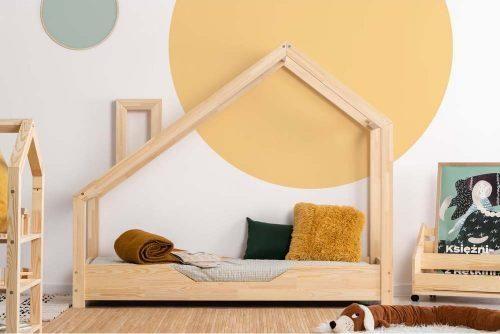 Domečková postel z borovicového dřeva Adeko Luna Bek