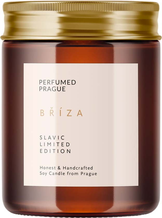 Svíčka ze sojového vosku s vůní břízy Perfumed Prague