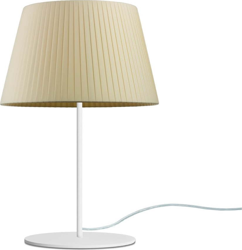 Béžová stolní lampa Sotto Luce Kami