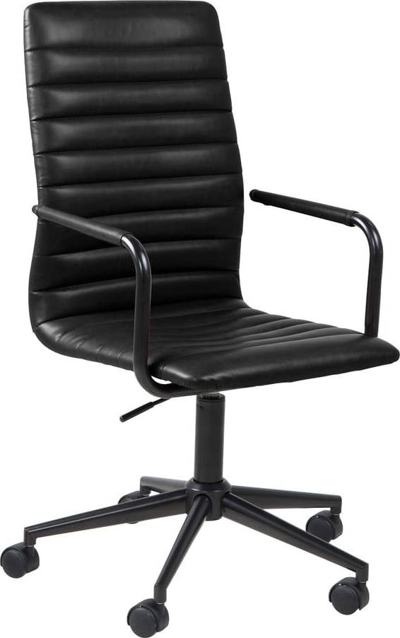 Černá kancelářská židle na kolečkách Actona Wislow Actona
