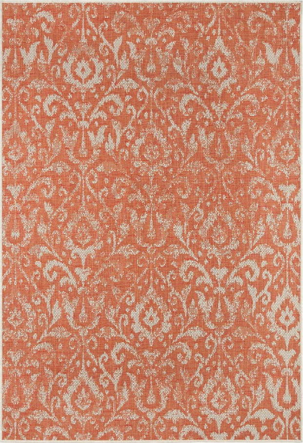 Oranžovo-béžový venkovní koberec Bougari Hatta