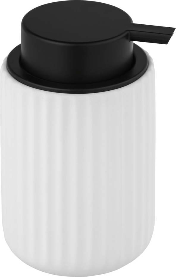 Bílo-černý keramický dávkovač na mýdlo Wenko Belluno WENKO