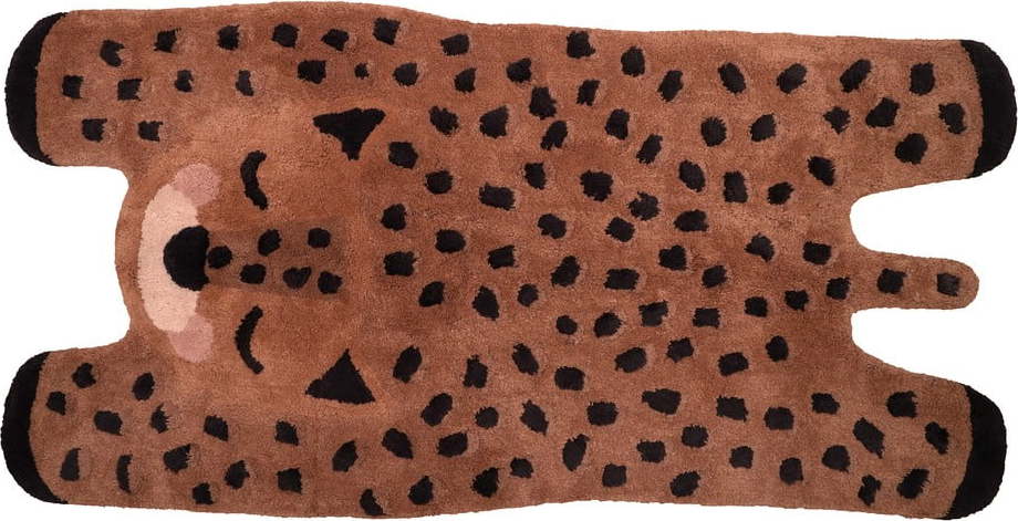 Dětský bavlněný ručně vyrobený koberec Nattiot Cheetah