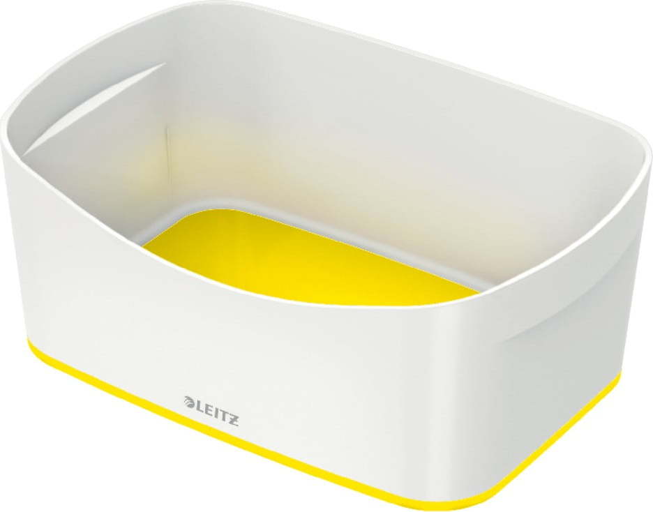 Bílo-žlutý stolní box Leitz MyBox