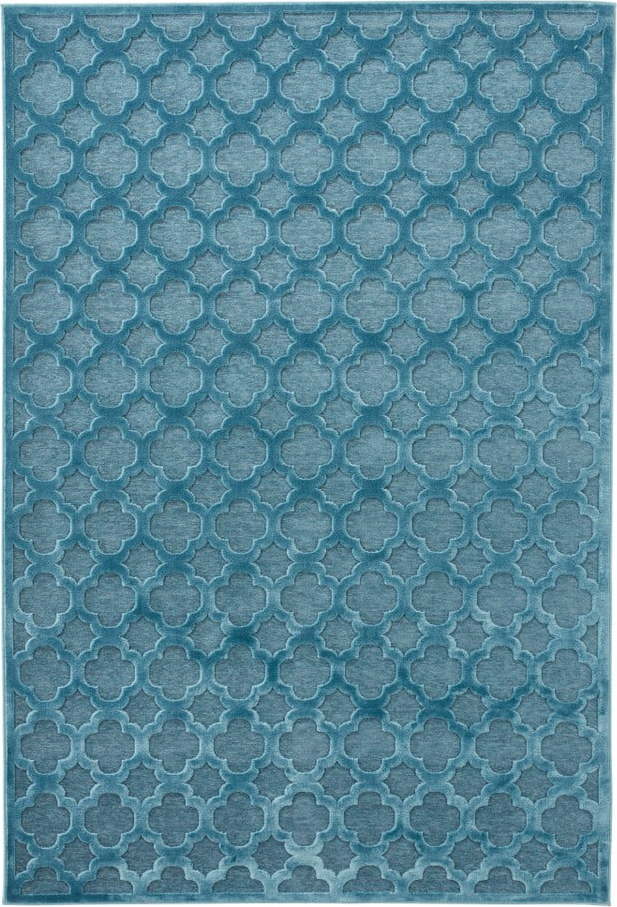 Modrý koberec z viskózy Mint Rugs Bryon