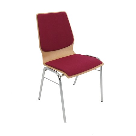 Čalouněná konferenční židle SVEZIA Šedá Mazur