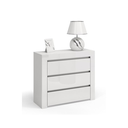 Komoda DEKO D3 -  bílá lesk TOP Nábytek