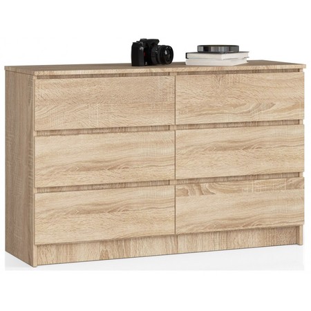 Komoda K120 6SZ sonoma Akord