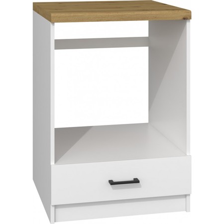 Kuchyňská skříňka 60 cm bílá / dub srtisan TOP Nábytek