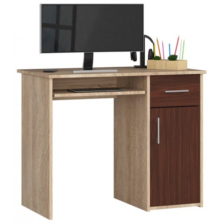 Počítačový stůl PIN dub sonoma/wenge Akord