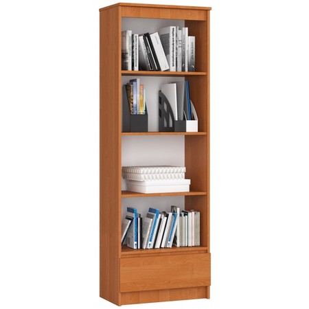 Regál R 60 cm CLP 1 zásuvka 4 poličky olše Akord