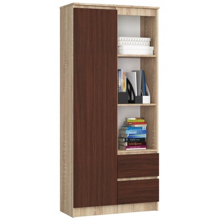Regál R 80 cm CLP R11 dub sonoma/wenge Akord