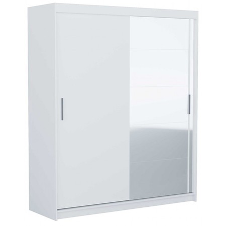 Skříň FARO 180 cm bílá TOP Nábytek