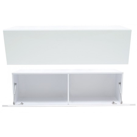 TV stolek RTV VIDA 3 140 cm - bílá lesk TOP Nábytek