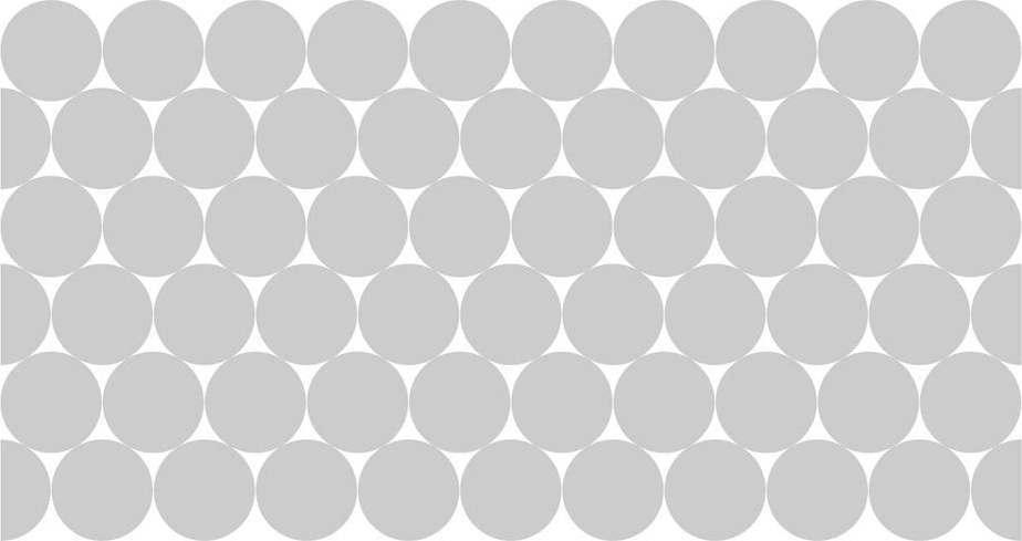 Sada 50 matných nálepek na sklo Ambiance Circle Ambiance