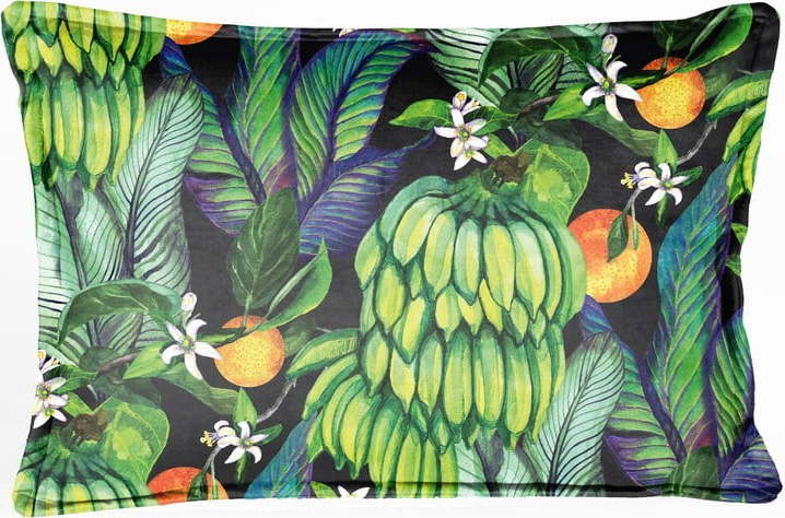 Zelený sametový polštář Velvet Atelier Banana