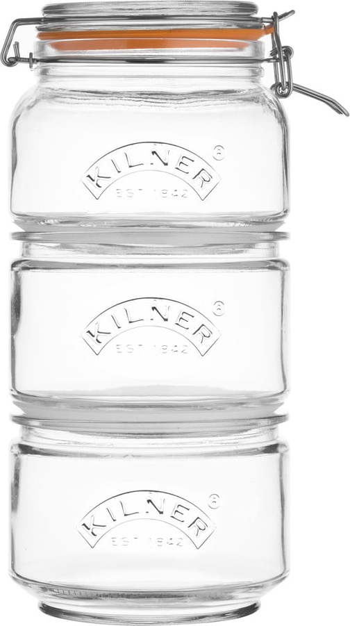 Sada 3 sklenic na skladování potravin Kilner KILNER