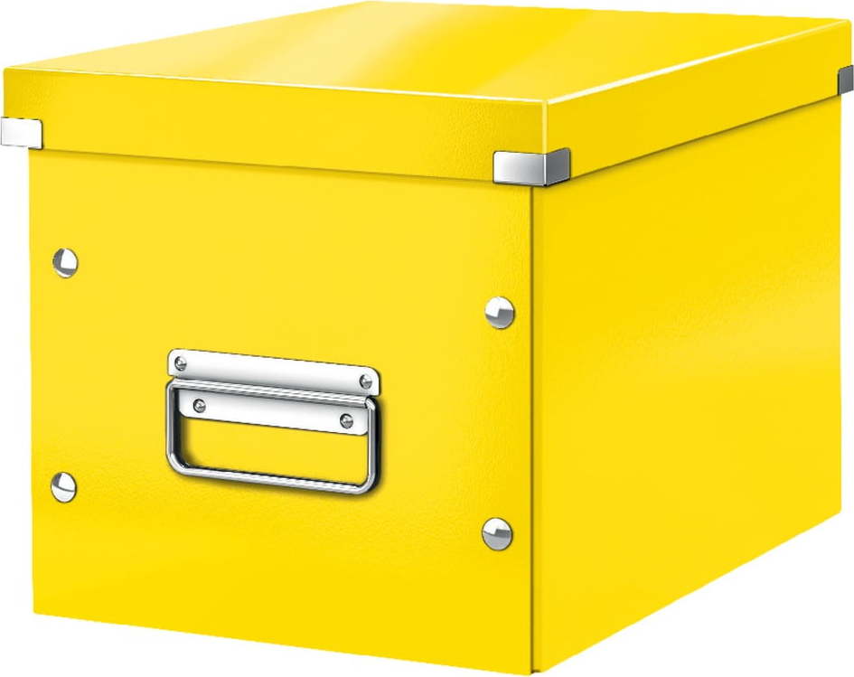 Žlutá úložná krabice Leitz Office