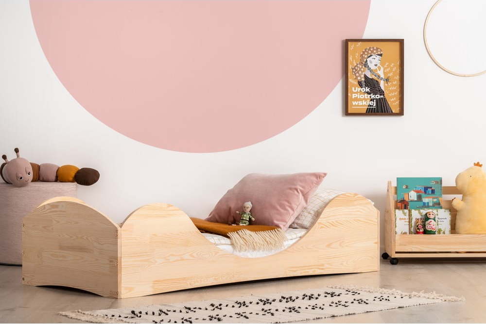 Dětská postel z borovicového dřeva Adeko Pepe Adel