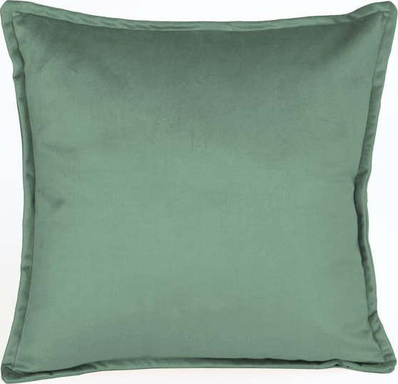 Zelený sametový polštář Velvet Atelier Aqua