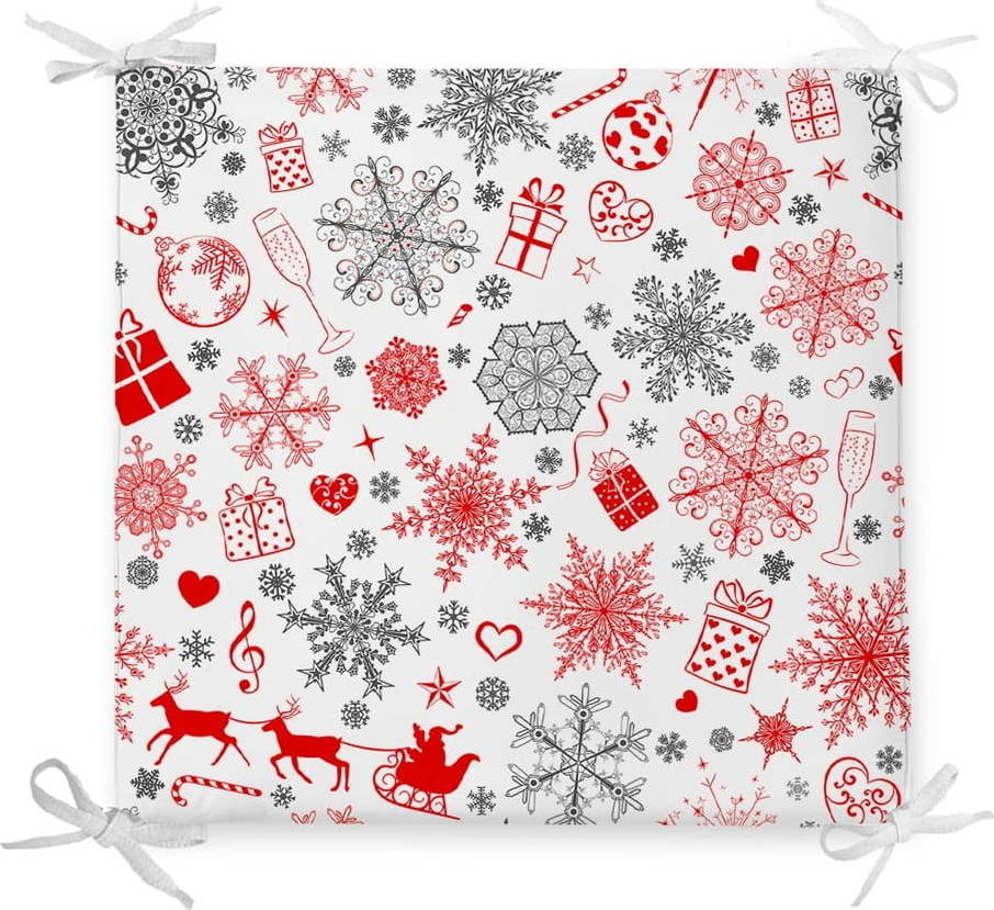 Vánoční podsedák s příměsí bavlny Minimalist Cushion Covers Ornaments