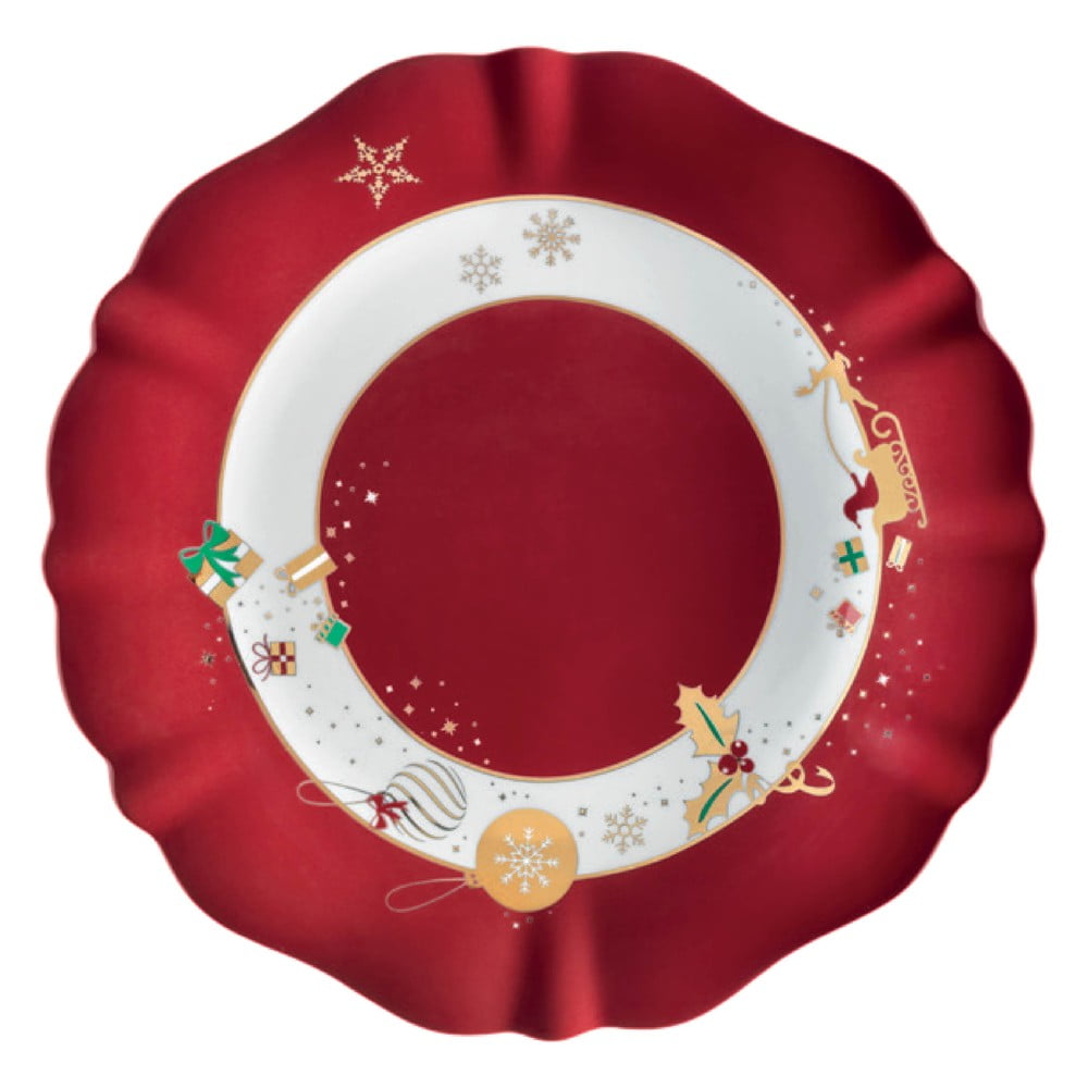 Porcelánový talíř s vánočním motivem Brandani Alleluia