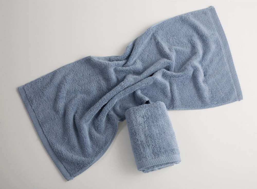 Modrý bavlněný ručník El Delfin Lisa Coral