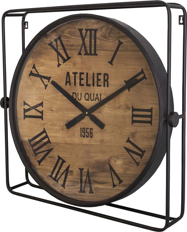 Nástěnné hodiny s rámem Antic Line Industrielle