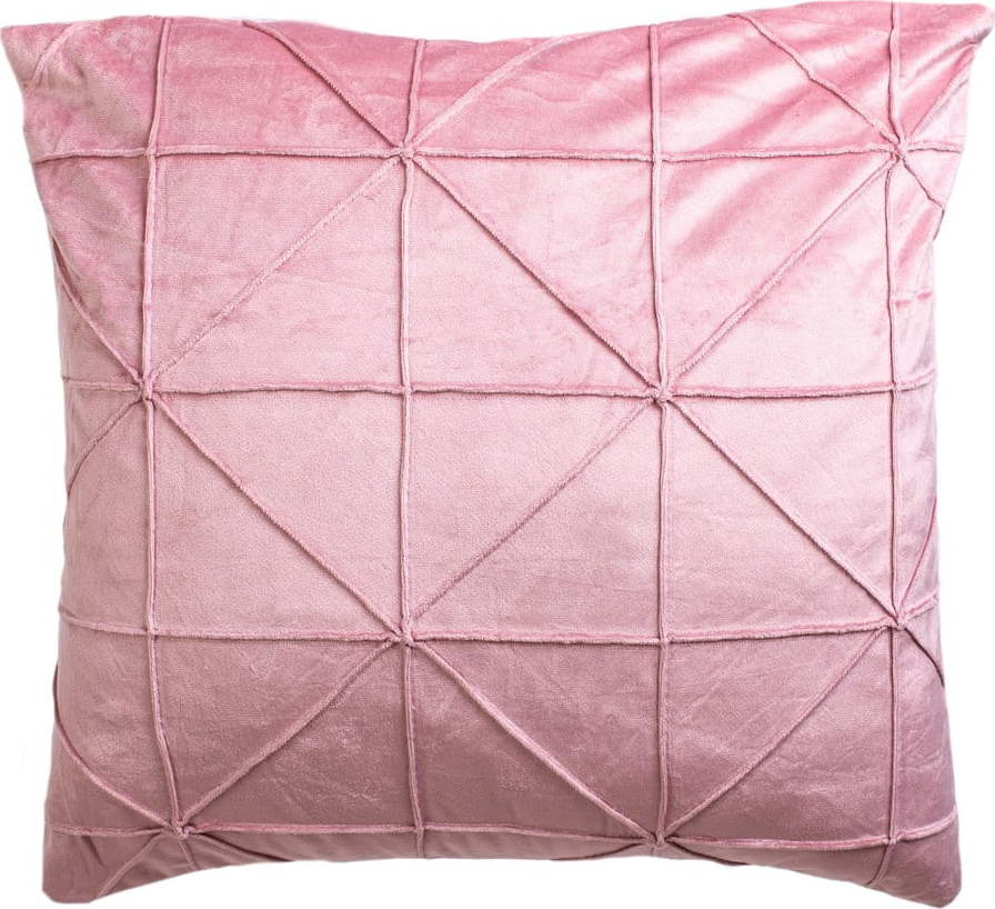Růžový dekorativní polštář JAHU collections Amy